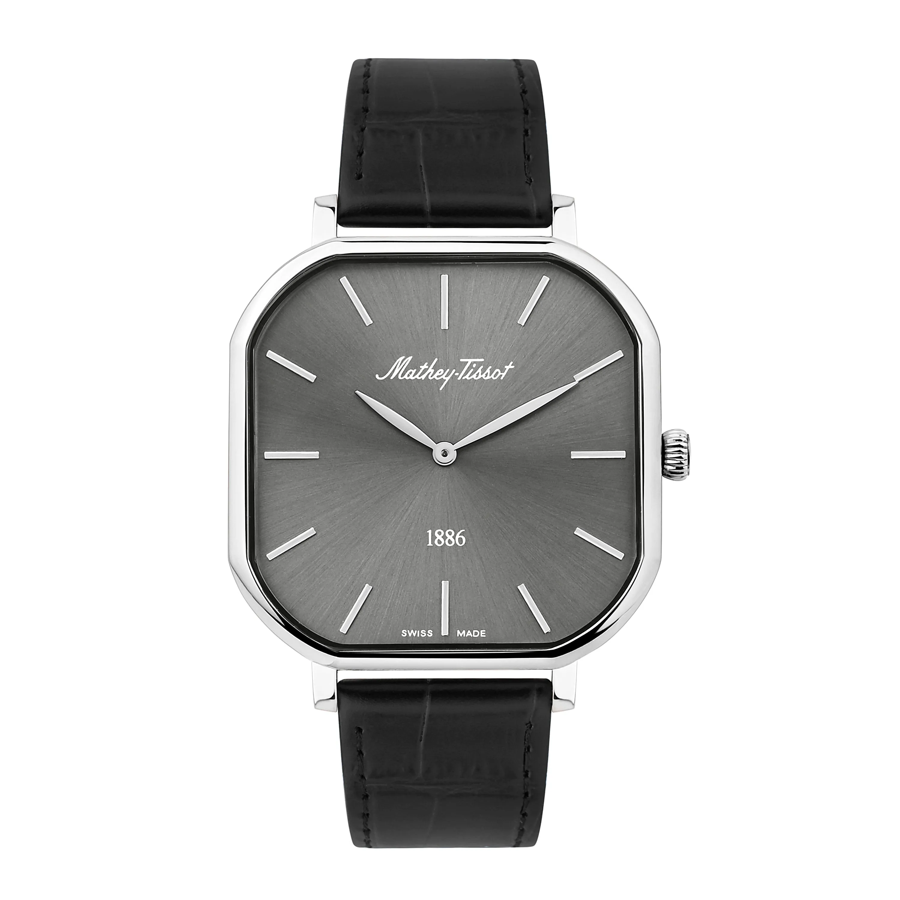Mathey-Tissot Monsoon Square Swiss Made Classic Analog Watch For Men-H7917ALS