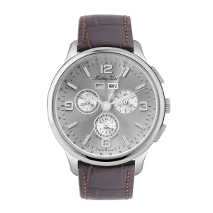 Mathey-Tissot Swiss Made Edmond 5040F Chronograph Silver-Tone Dial  Gents Watch -  H1886CHSA
