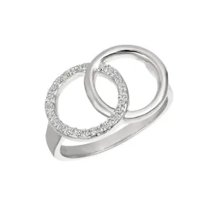 ‘MEETING POINT’ DIAMOND RING 14K GOLD (0.15 CTW)