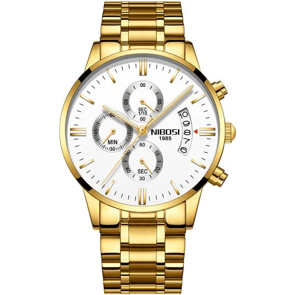 Men's Luxury Stainless Steel Wristwatches