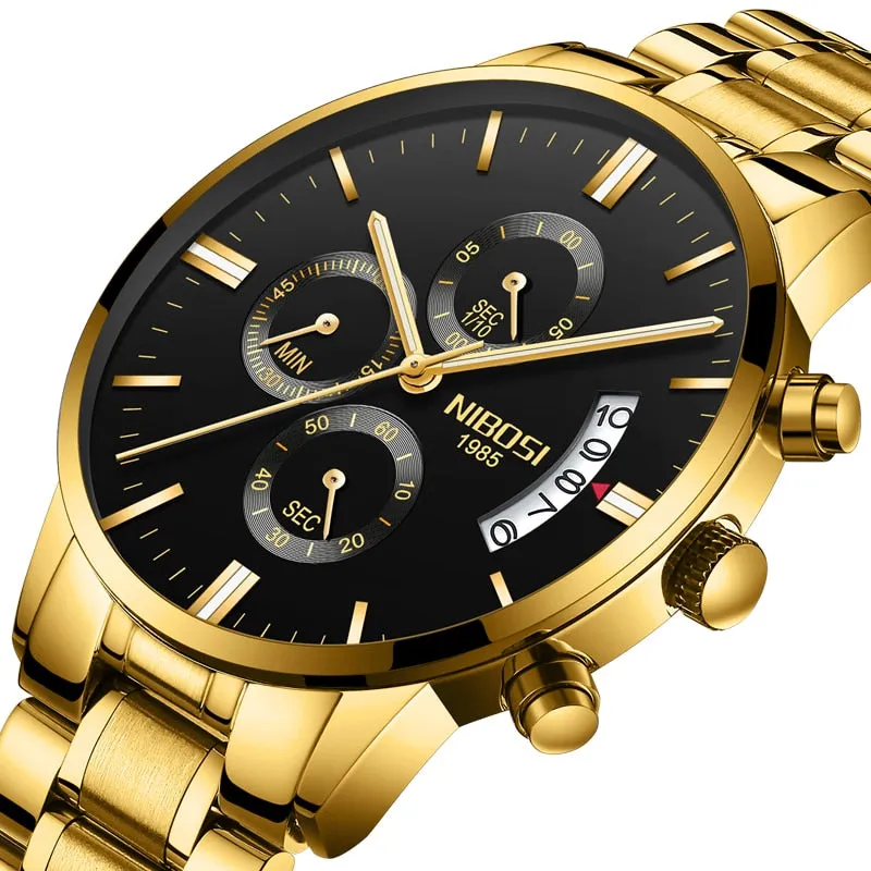 Men's Luxury Stainless Steel Wristwatches