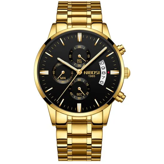 Men's Luxury Stainless Steel Wristwatches