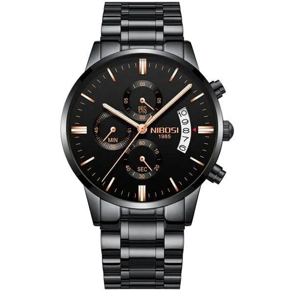 Men's Luxury Stainless Steel Wristwatches