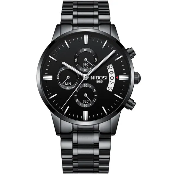 Men's Luxury Stainless Steel Wristwatches