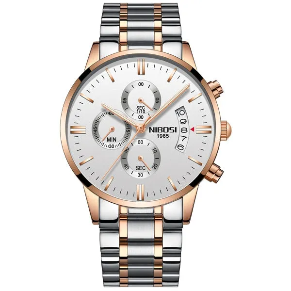Men's Luxury Stainless Steel Wristwatches