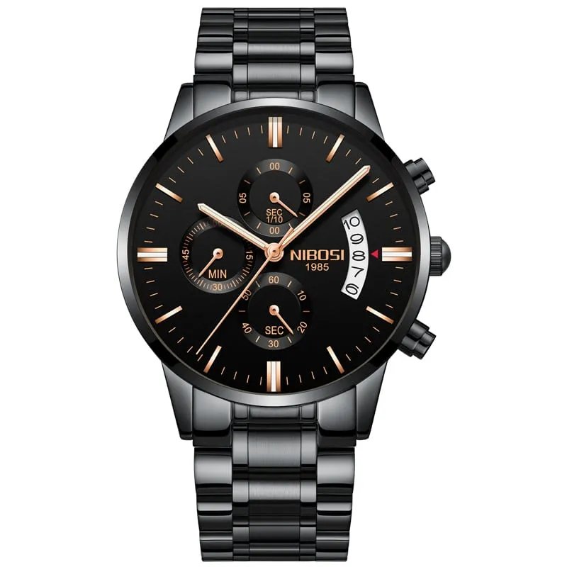 Men's Luxury Stainless Steel Wristwatches