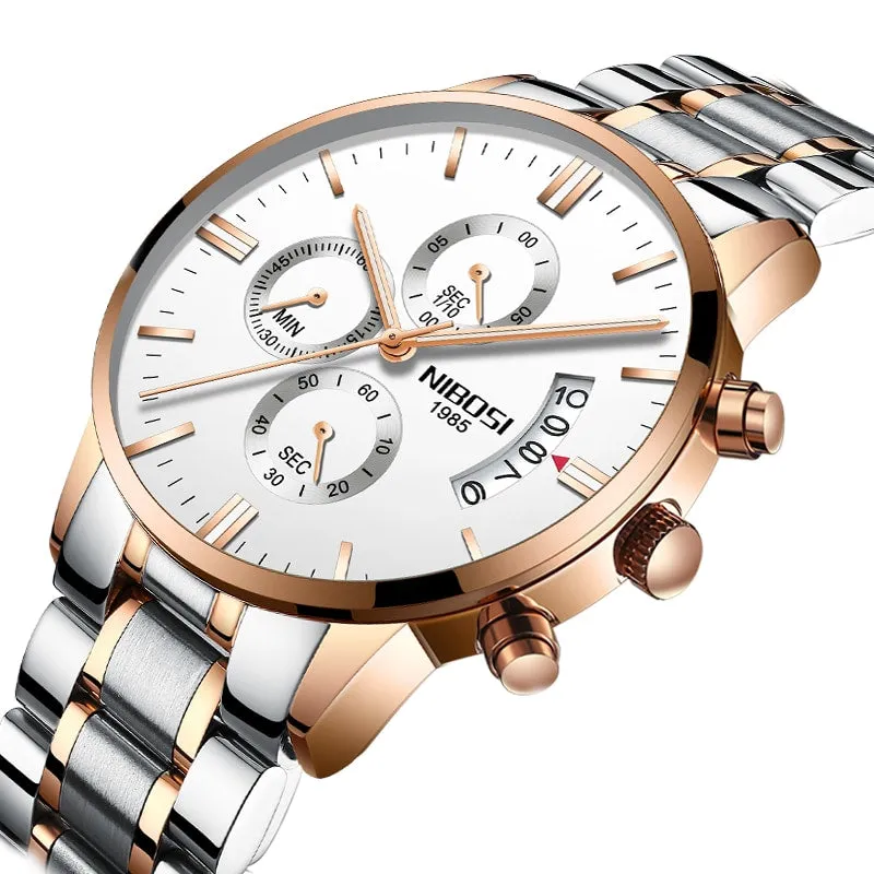 Men's Luxury Stainless Steel Wristwatches