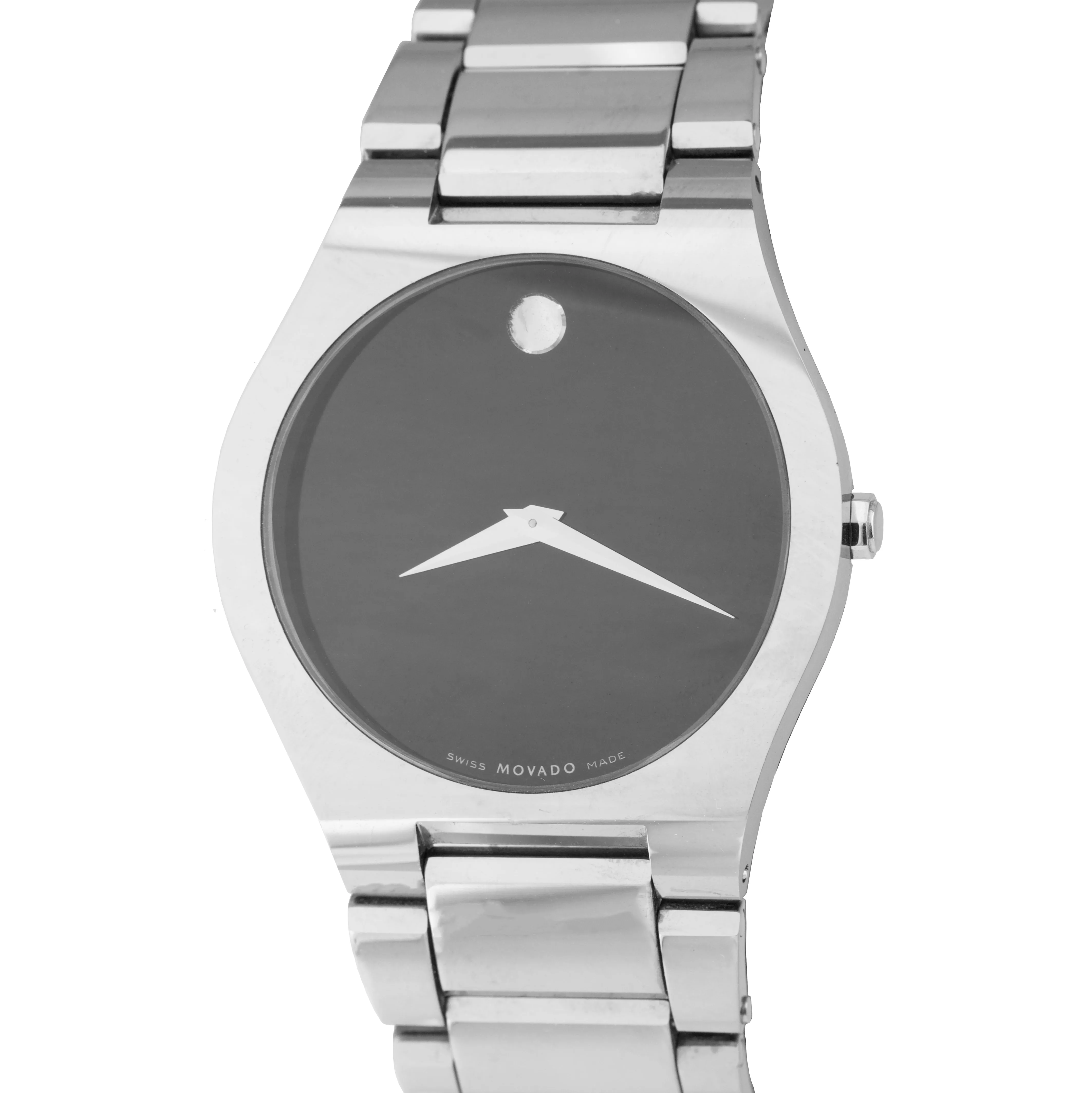 Mens MOVADO Fiero Tungsten Carbide 89C61850 37mm Swiss Watch