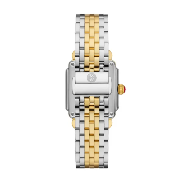 Michele Deco Madison Mid Two-Tone 18K Gold-Plated Diamond Watch - MWW06G000045