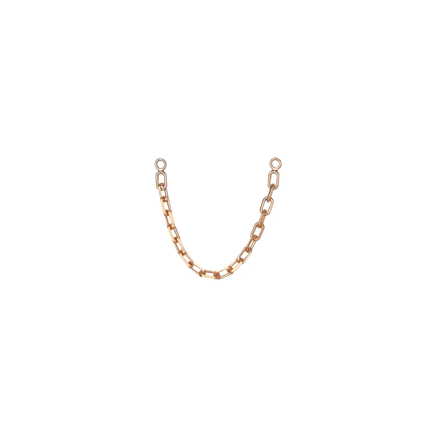 Mid-Century Mies Ear Chain