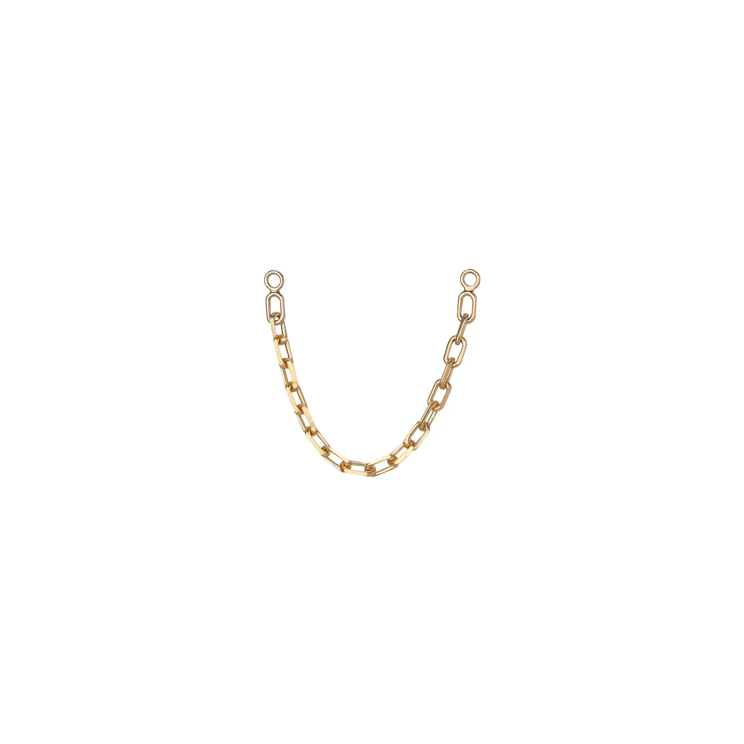 Mid-Century Mies Ear Chain