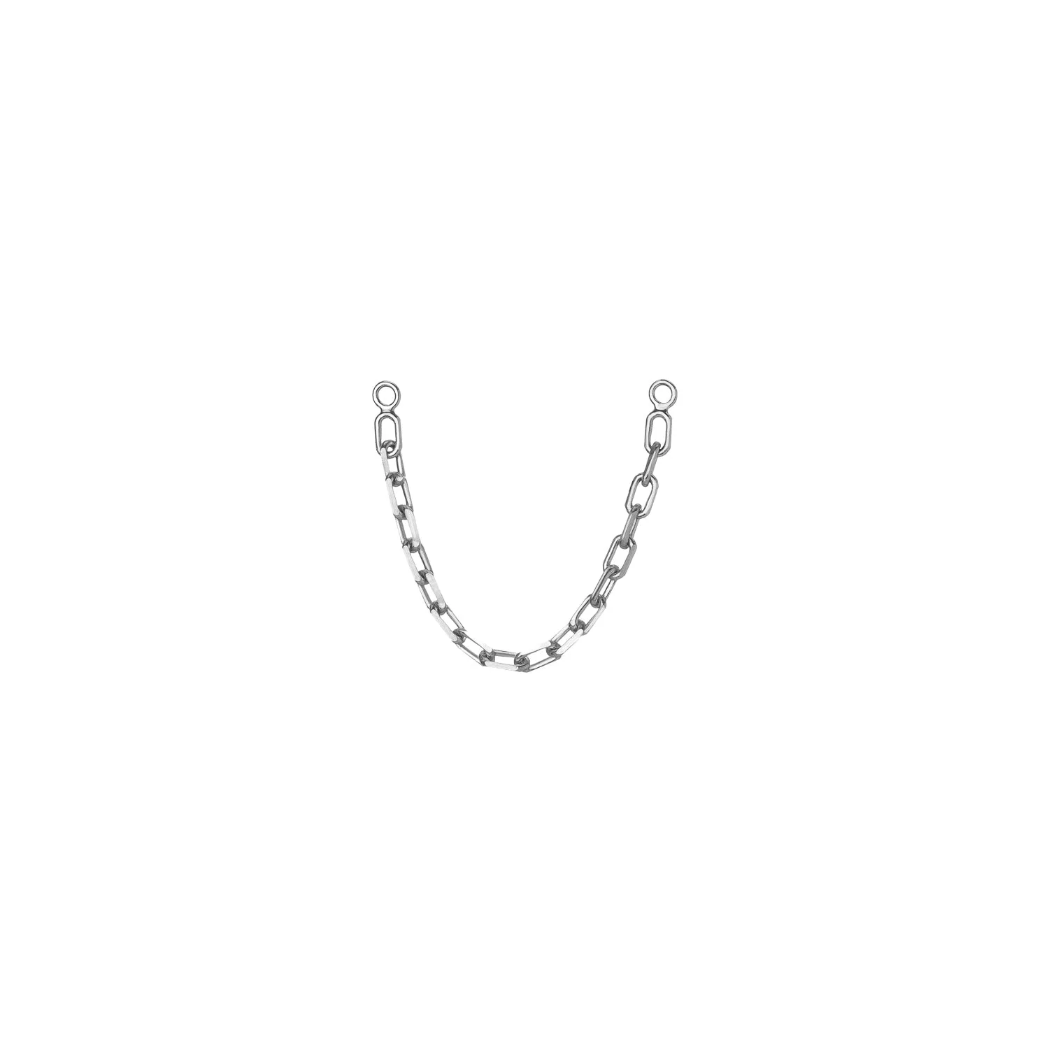 Mid-Century Mies Ear Chain