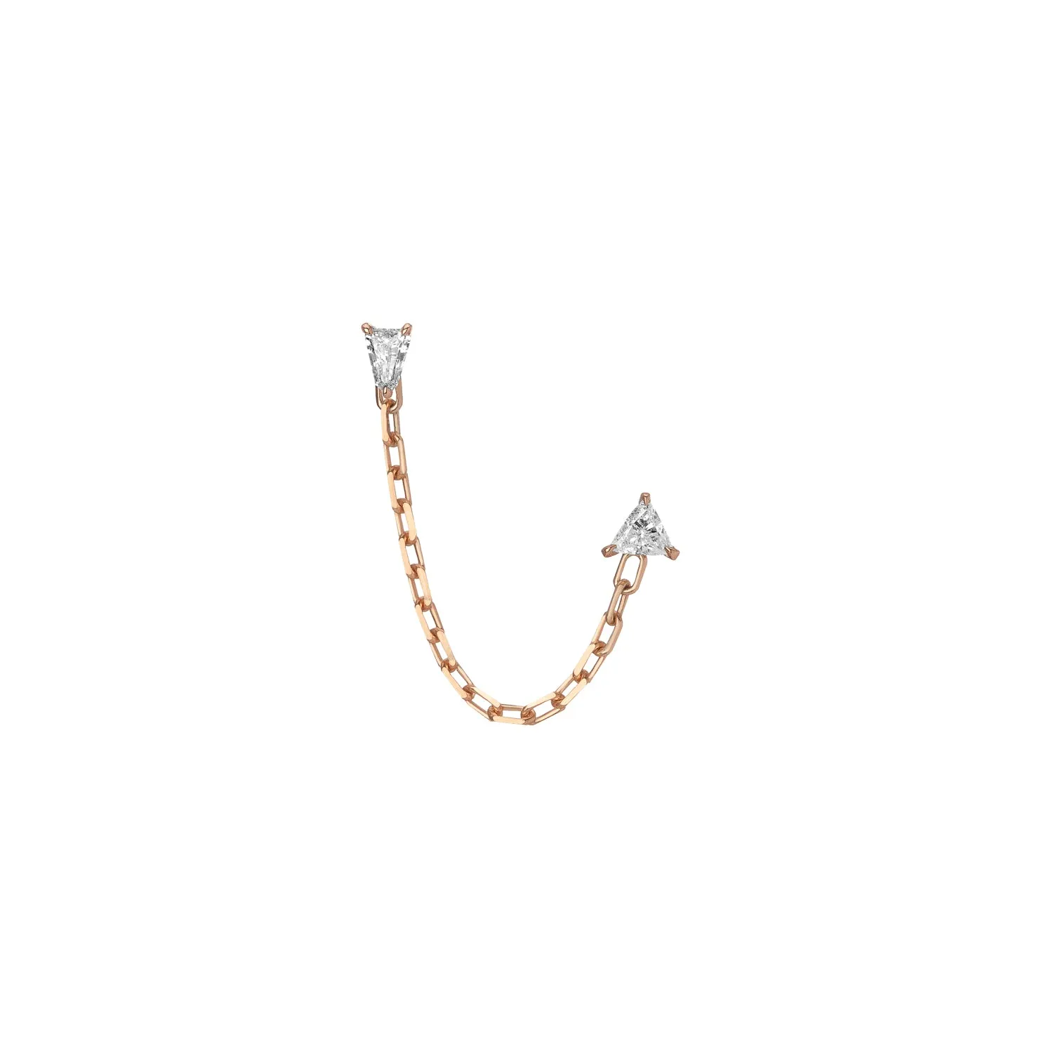 Mid-Century Mies Ear Chain