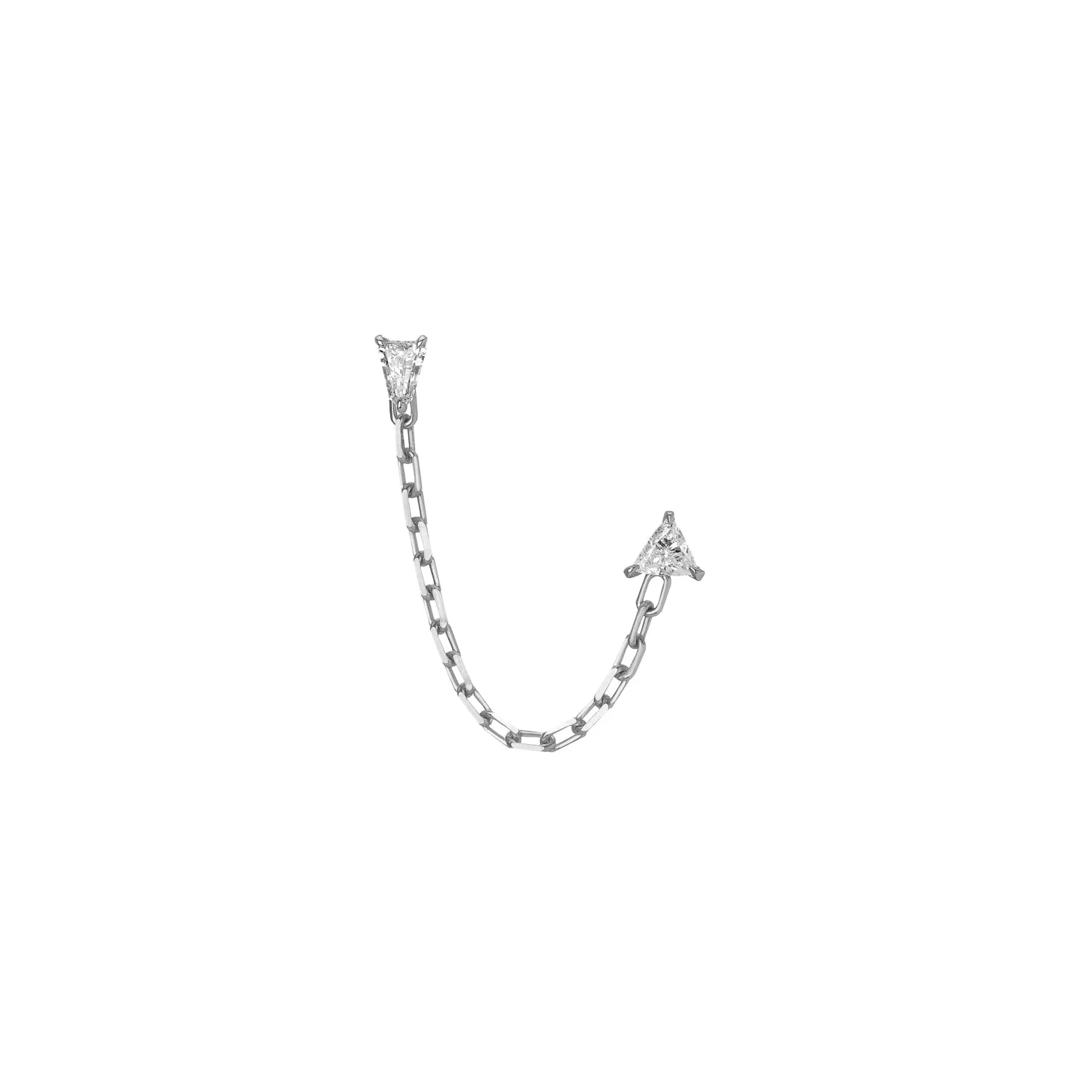 Mid-Century Mies Ear Chain