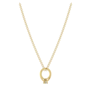 Miniature Baby Ring Charm Necklace