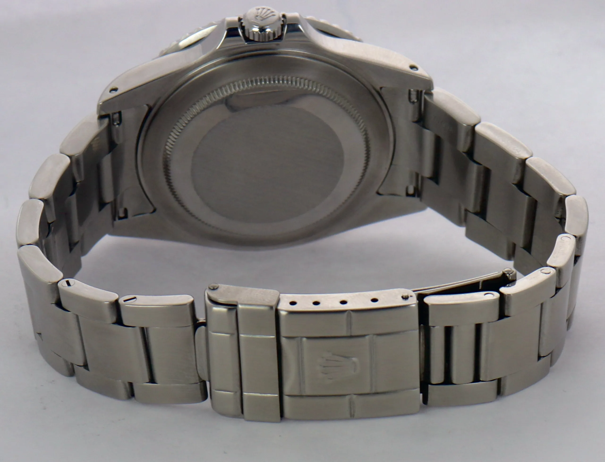 MINT 2002 Rolex GMT-Master II Black 16710 Y Stainless Steel 40mm SEL Watch PAPER