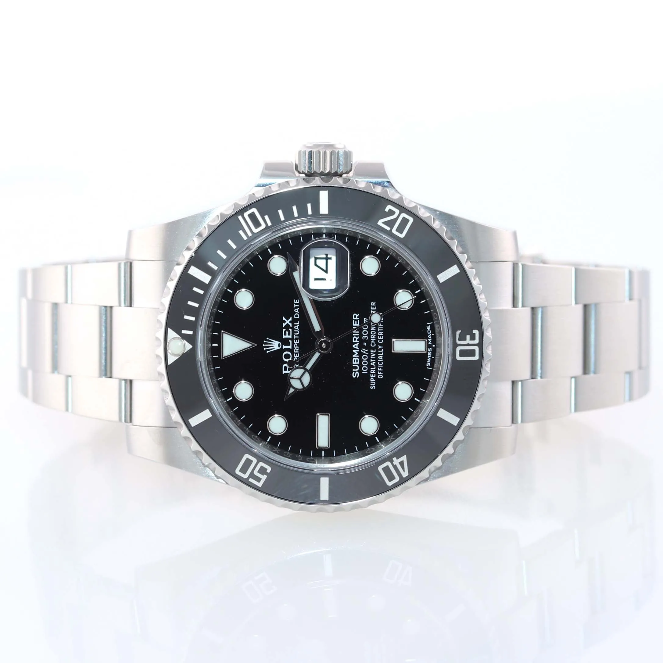 MINT 2018 PAPERS Rolex Submariner Date 116610 Steel Black Ceramic Watch Box