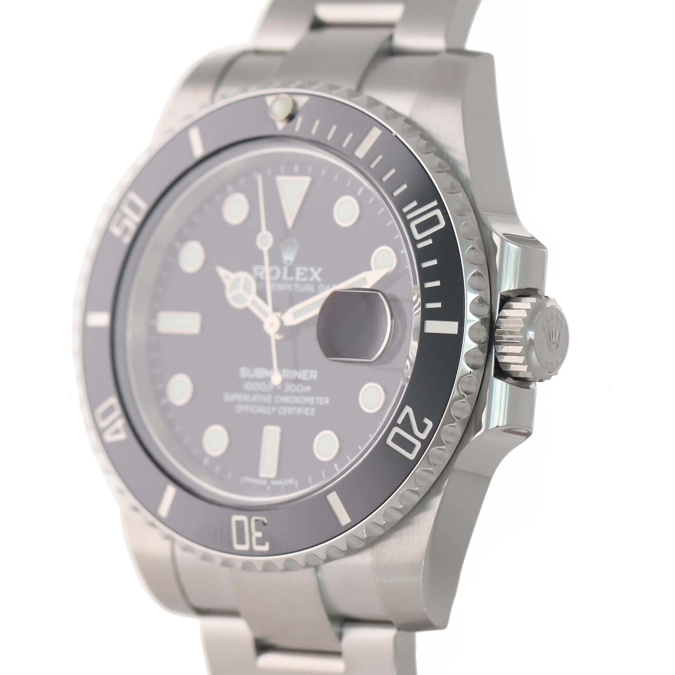 MINT 2018 PAPERS Rolex Submariner Date 116610 Steel Black Ceramic Watch Box