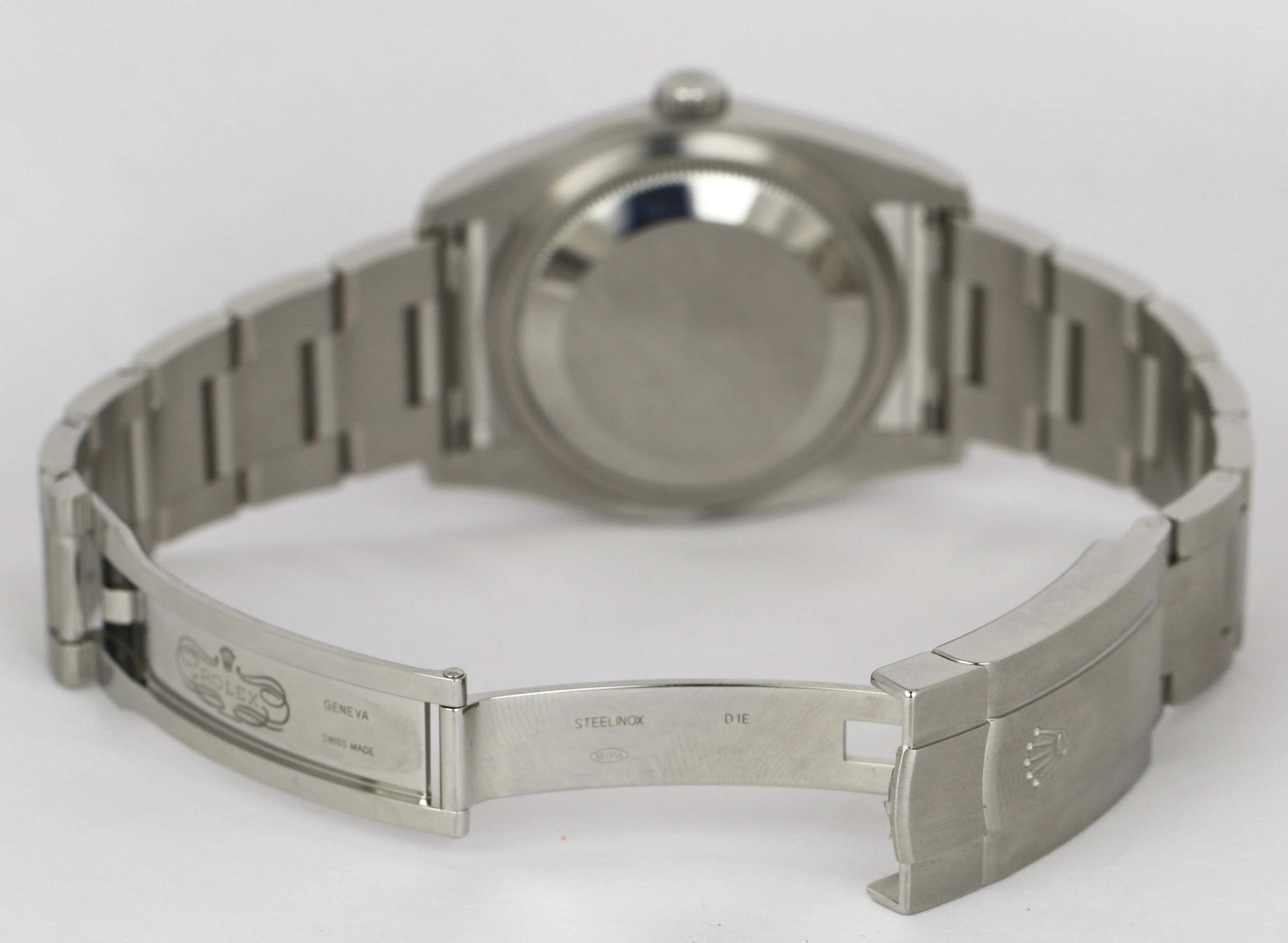 MINT 2020 Rolex Oyster Perpetual OP 36 White Grape 116000 Stainless 36MM Watch