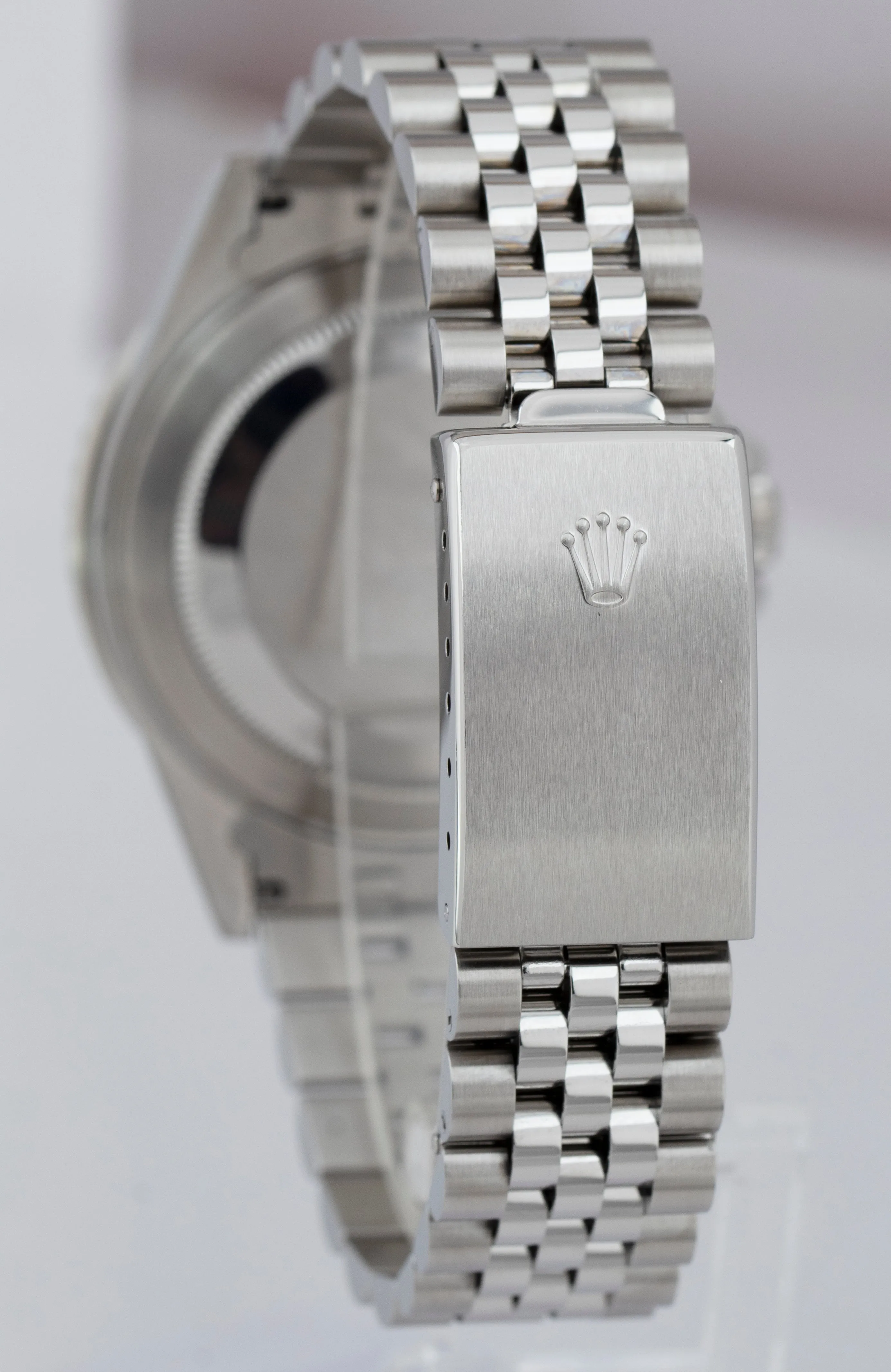 MINT 2022 SERVICE Rolex GMT-Master II COKE JUBILEE NO HOLES 16710 40mm Watch