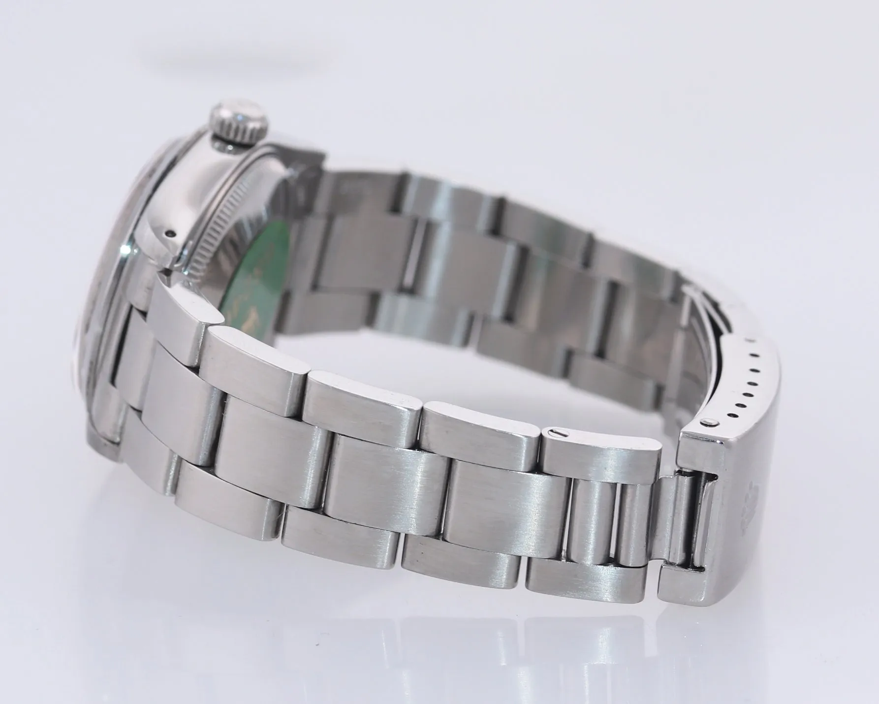 MINT Ladies Rolex DateJust Mid-Size 31mm 68240 Steel Blue Stick Date Oyster Watc