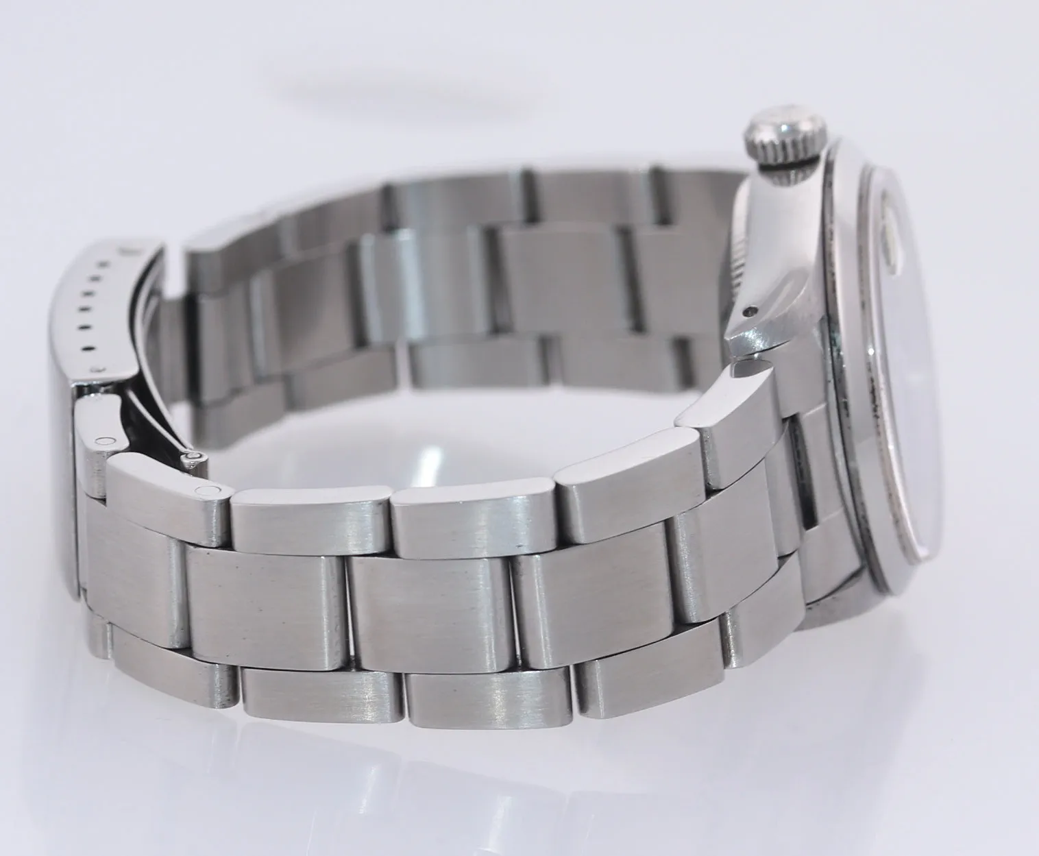 MINT Ladies Rolex DateJust Mid-Size 31mm 68240 Steel Blue Stick Date Oyster Watc
