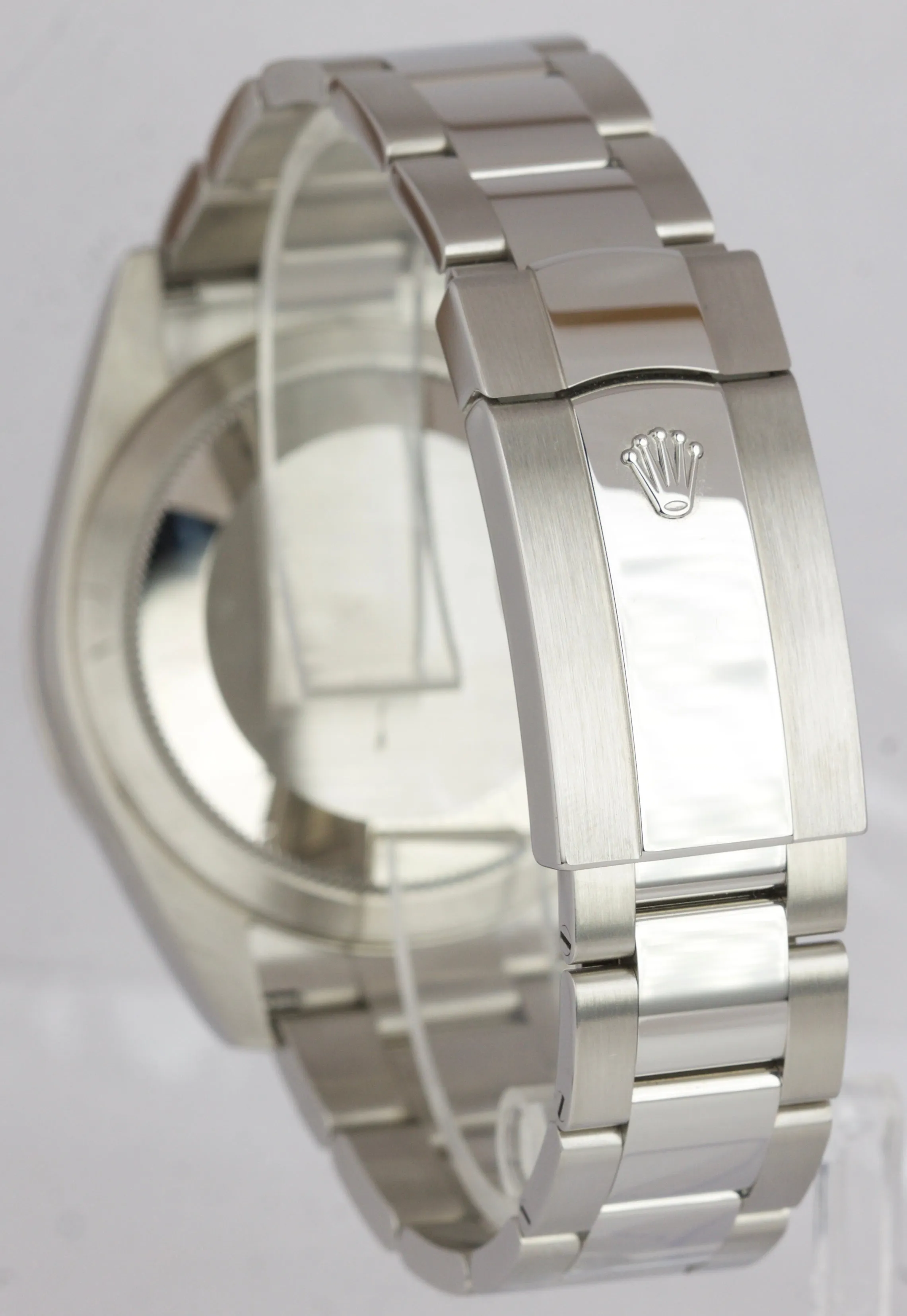 MINT LNIB Rolex Sky-Dweller Stainless White Gold BLUE DIAL 42mm Watch 326934
