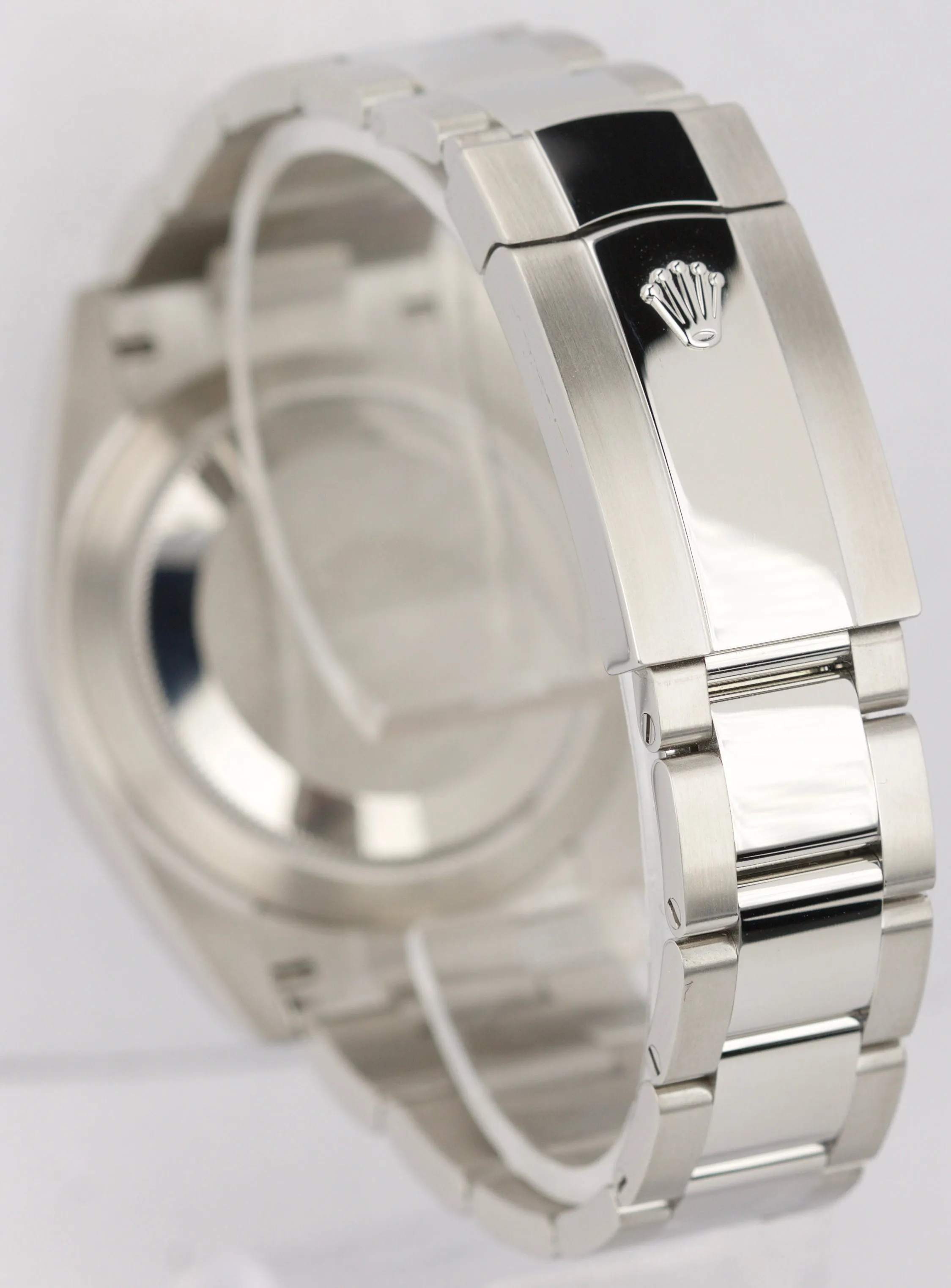 MINT Rolex DateJust II 41mm 116300 Black Smooth Bezel Stainless Steel Watch