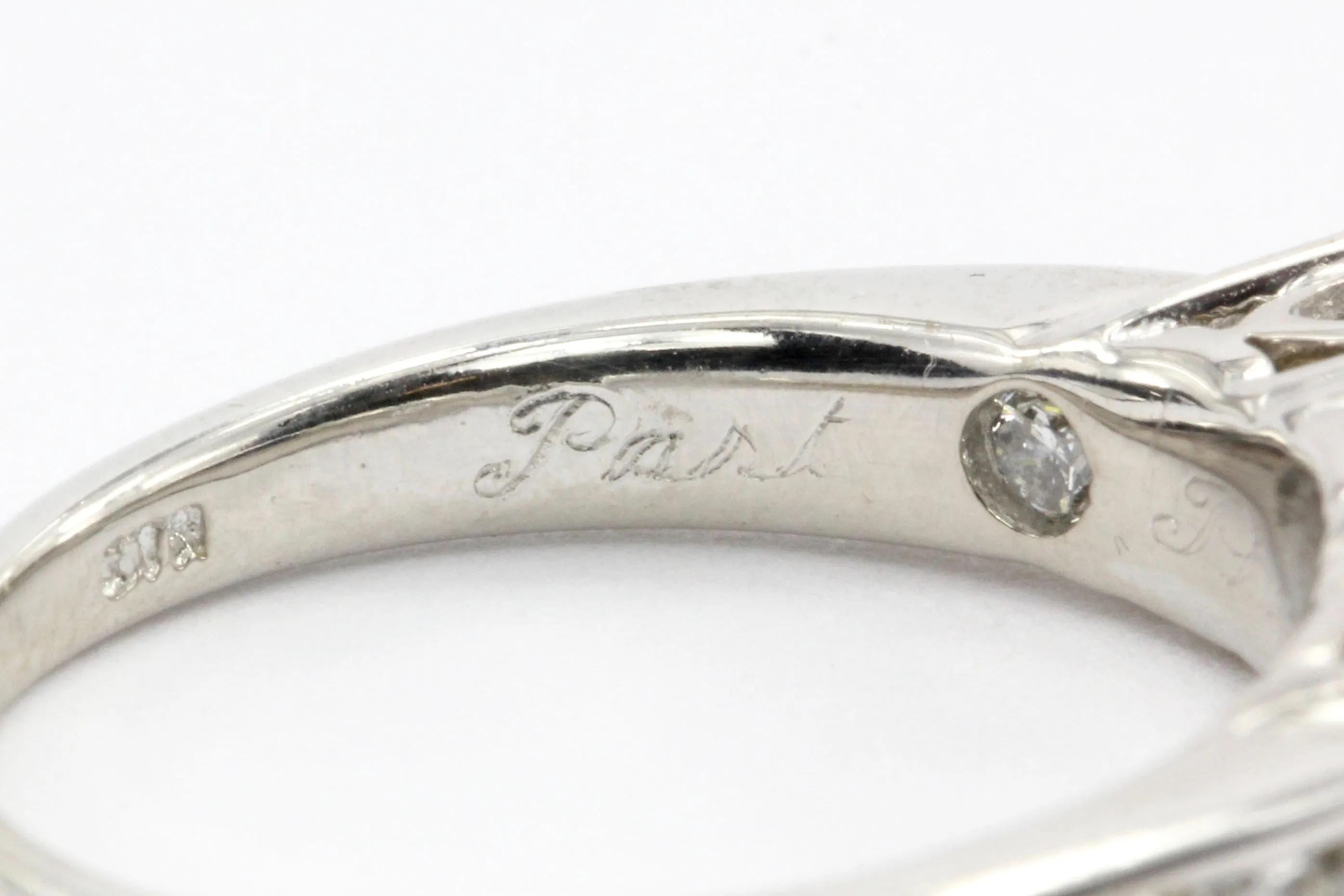 Modern Past Present Future Diamond Ring 1.8CTW