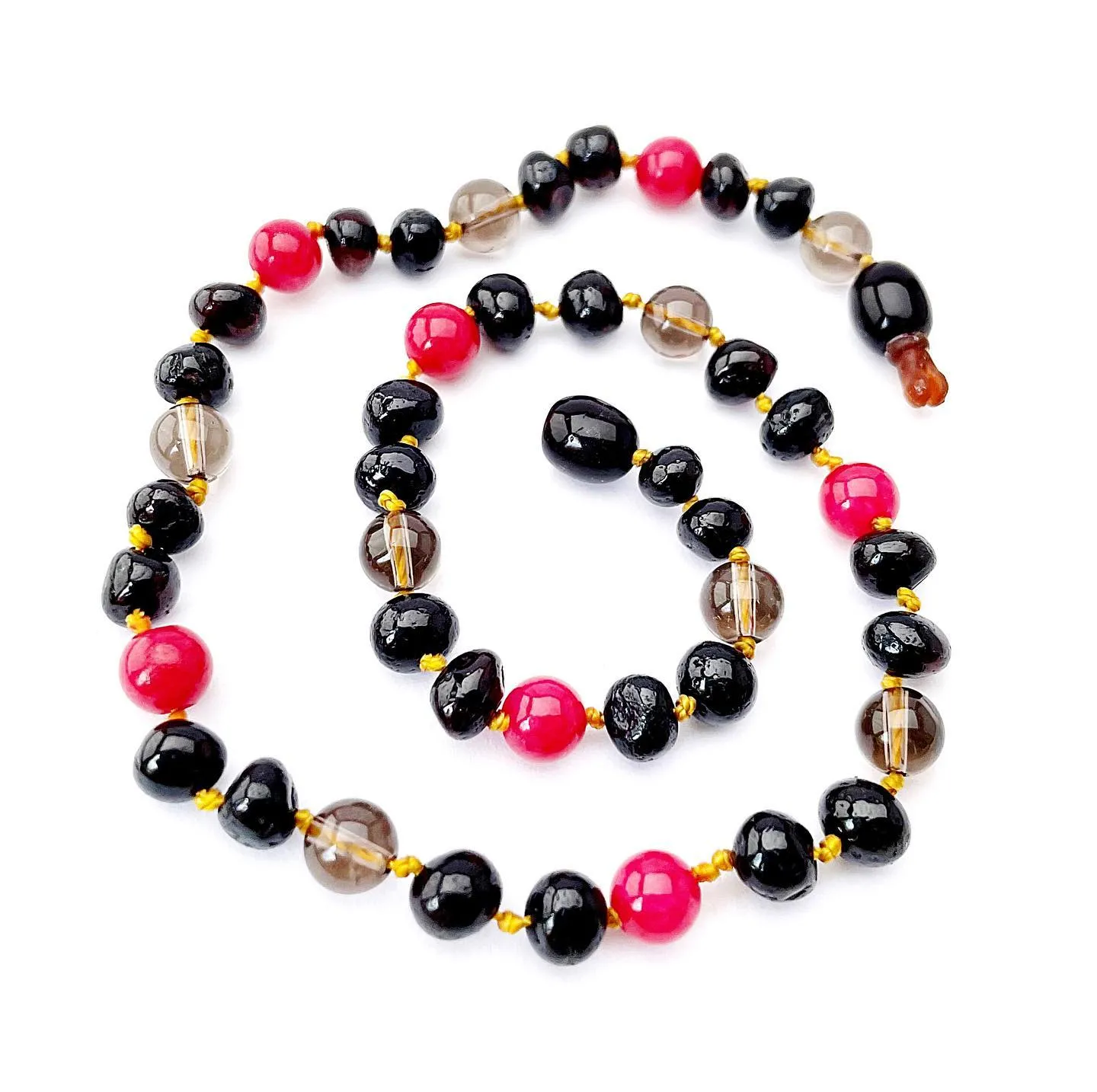 Momma Goose Amber Baby Necklace