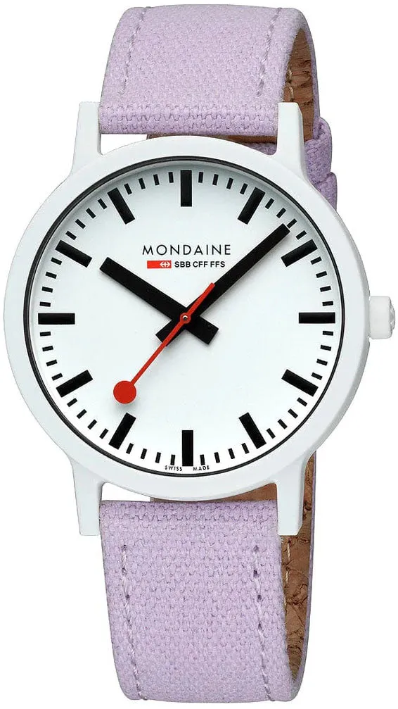 Mondaine Essence White Watch
