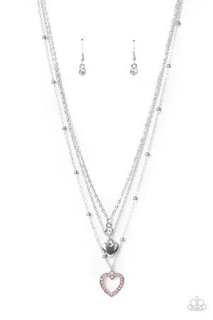 Never Miss a Beat Pink Paparazzi Necklace