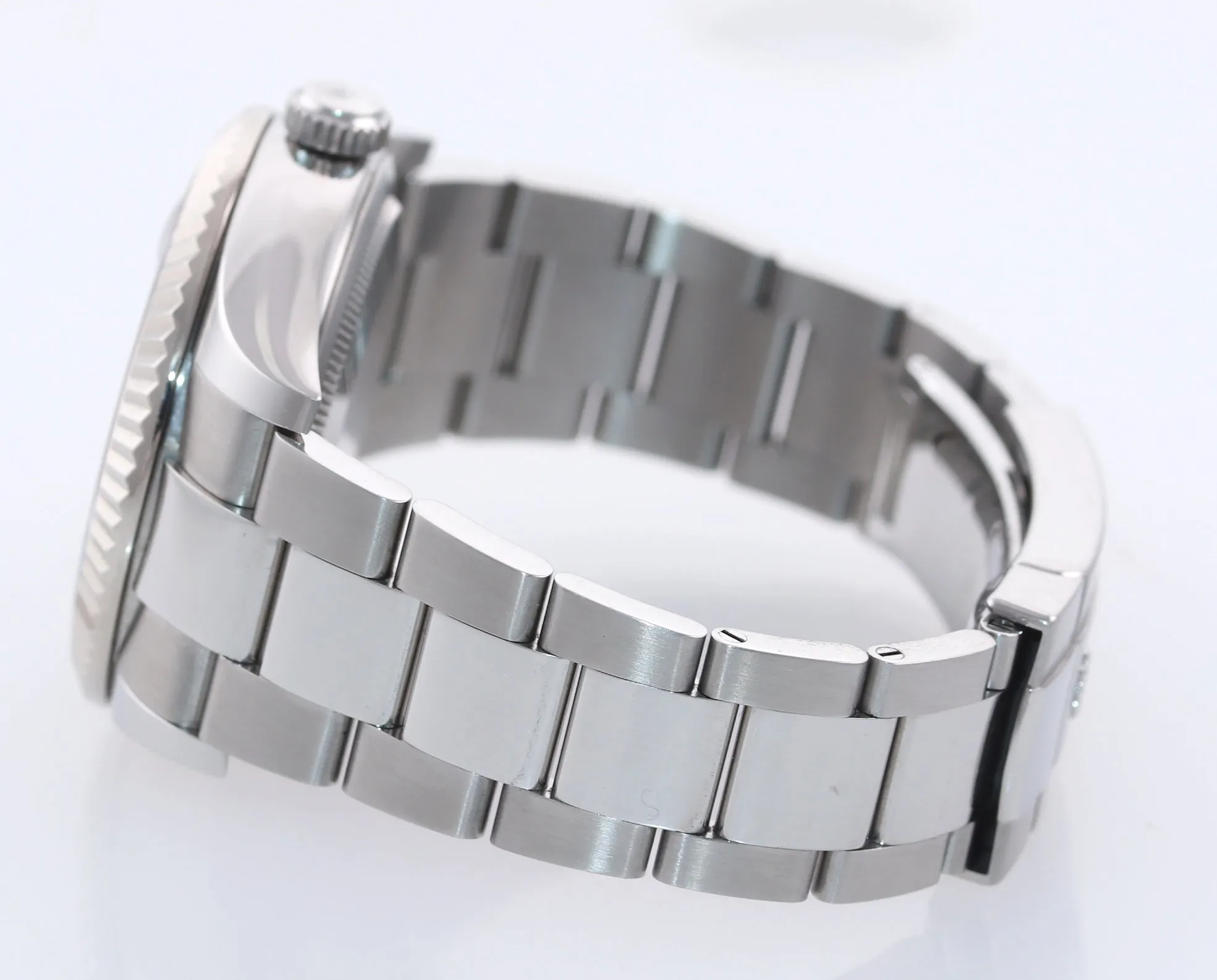 NEW 2021 Rolex Sky-Dweller Steel White Gold Fluted Bezel White 326934 42mm Watch