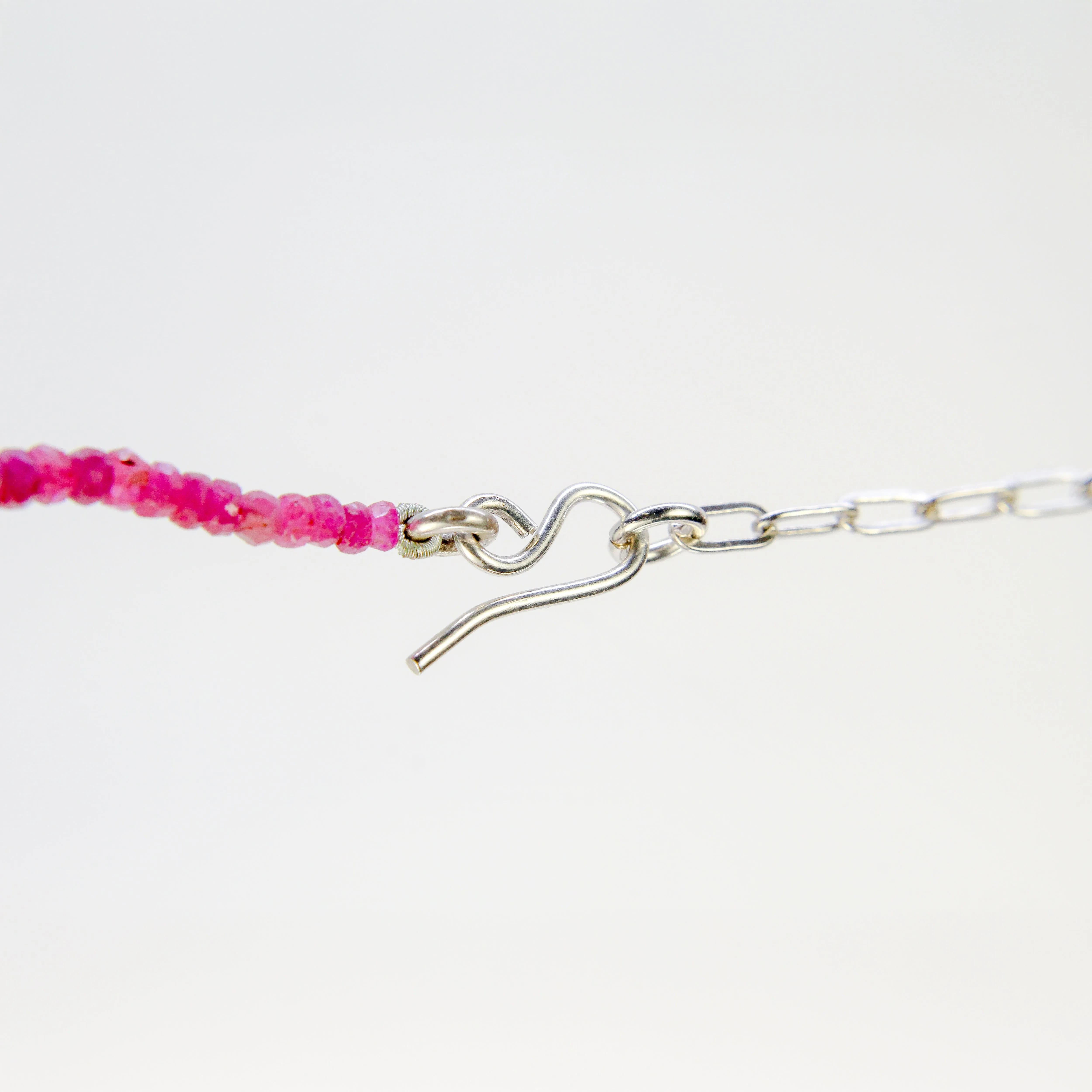 NEW! Faceted Ruby Beaded Necklace by Rina Young