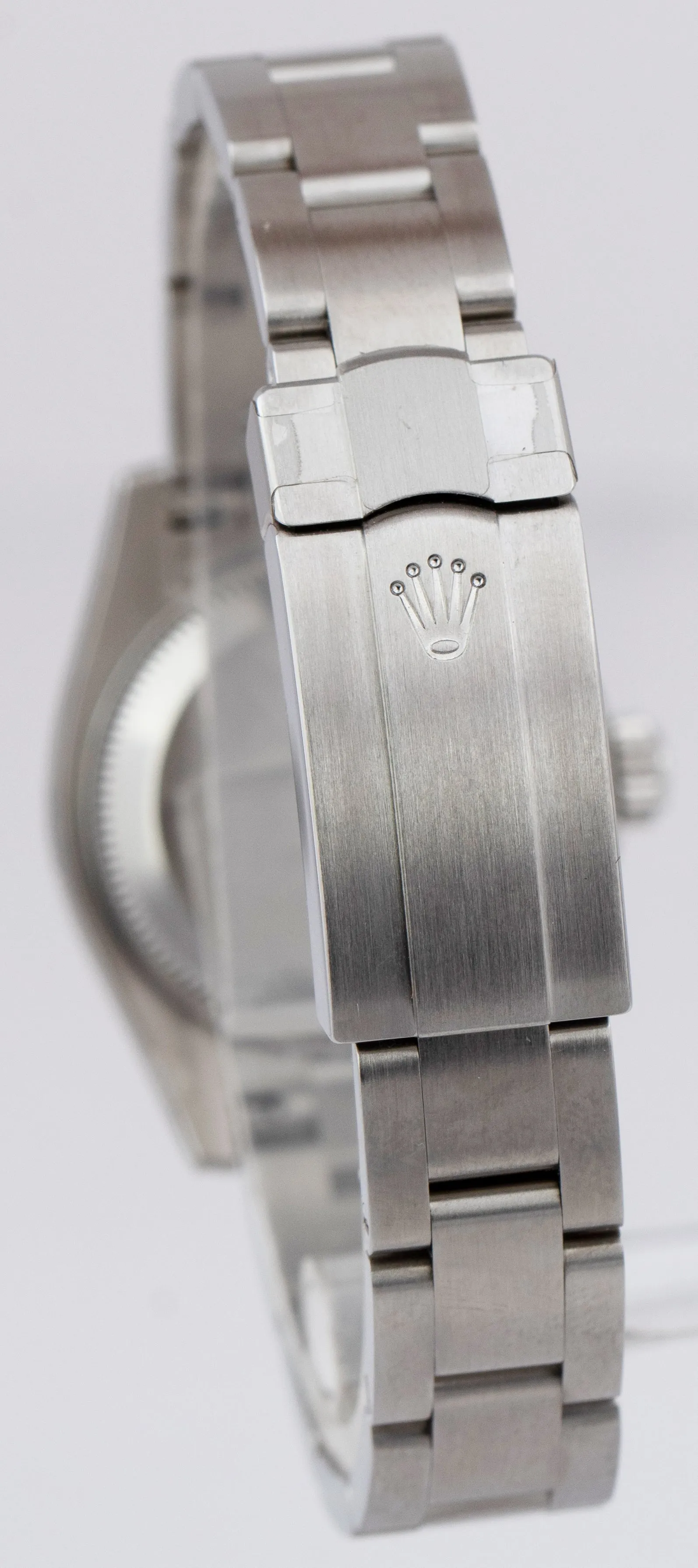 NEW STICKERED Rolex Oyster Perpetual 26mm SILVER Stainless Steel Watch 176200