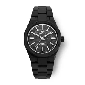 Nivada Grenchen F77 Black Ceramic Meteorite Limited Edition Automatic – 68020A77