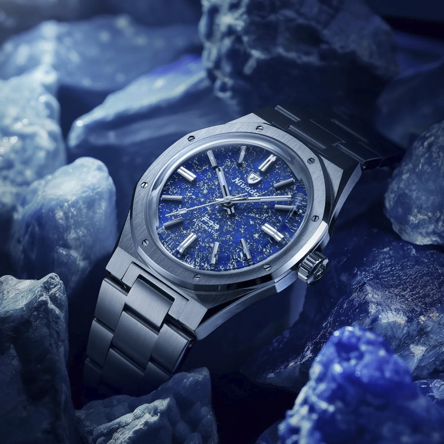 Nivada Grenchen F77 Lapis Lazuli Automatic – 68009A77
