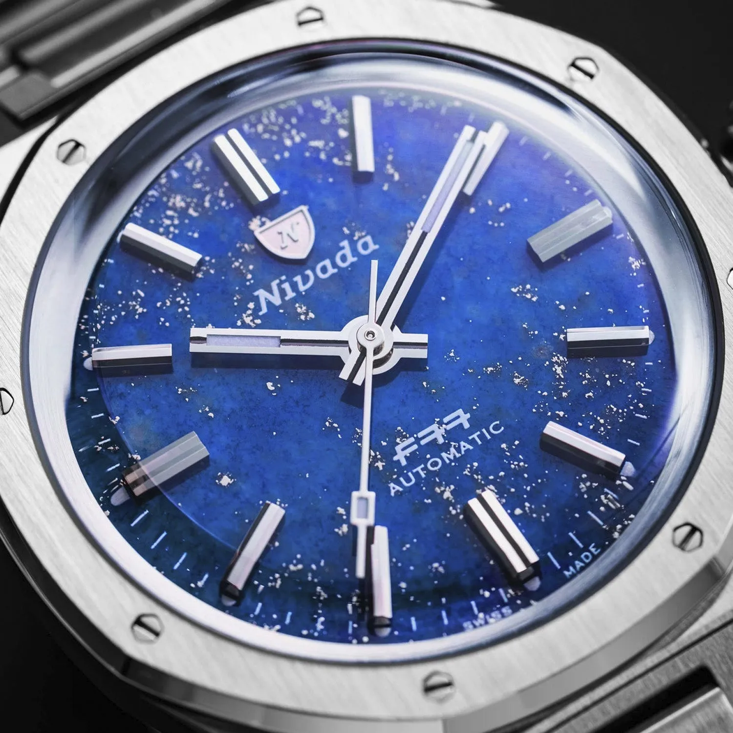 Nivada Grenchen F77 Lapis Lazuli Automatic – 68009A77
