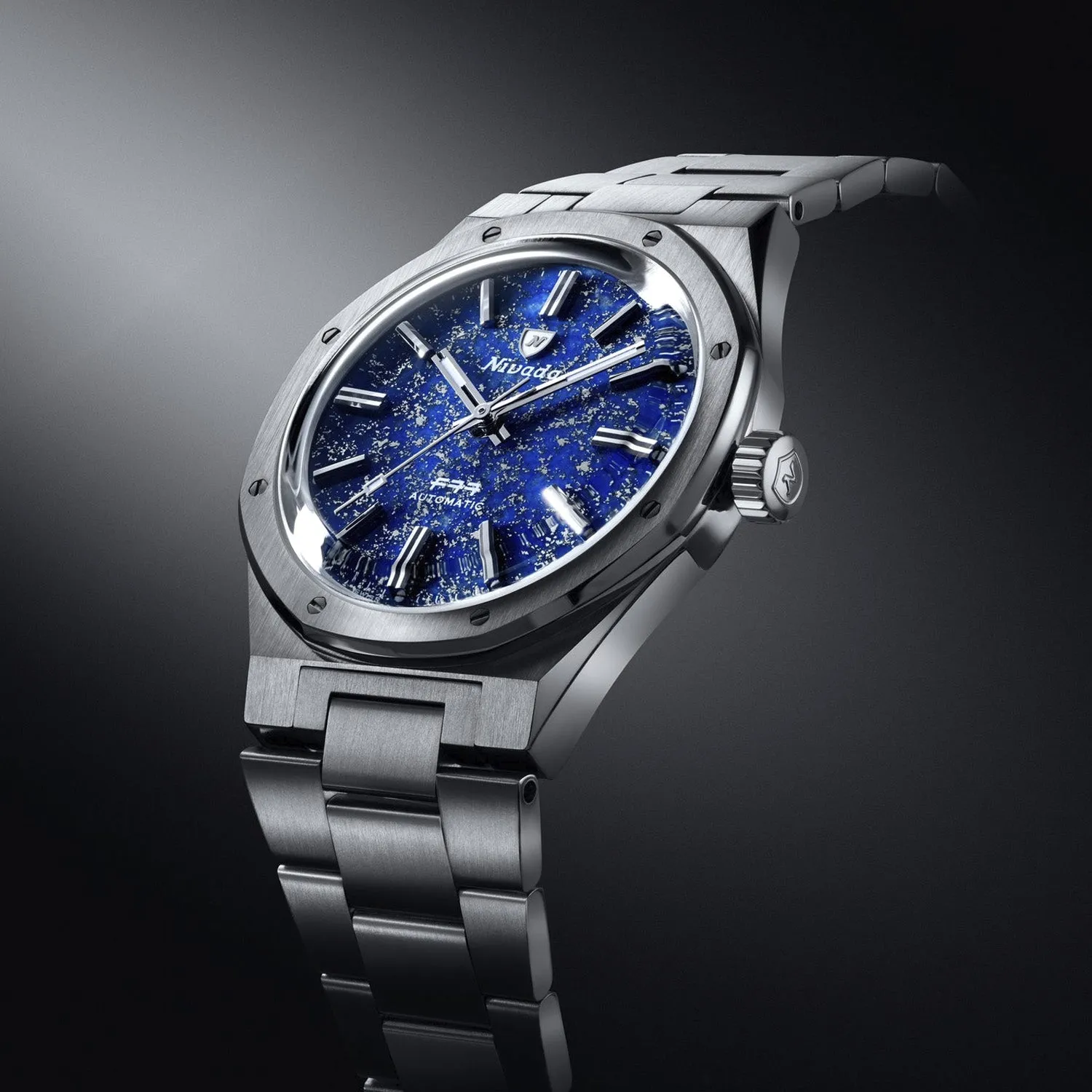 Nivada Grenchen F77 Lapis Lazuli Automatic – 68009A77