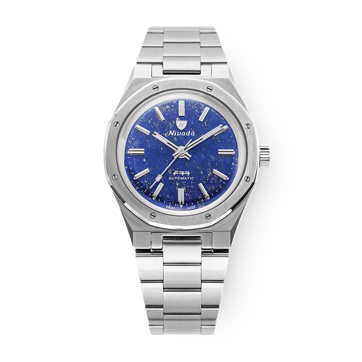 Nivada Grenchen F77 Lapis Lazuli Automatic – 68009A77