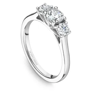 Noam Carver 14kt White Gold 0.50ct Round Trinity