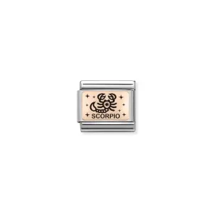 Nomination Composable Link Scorpio, 9K Rose Gold