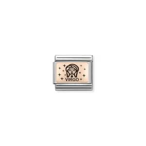 Nomination Composable Link Virgo, 9K Rose Gold