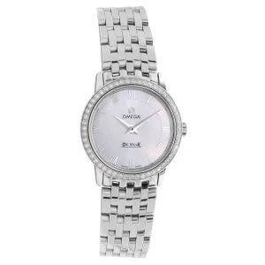 Omega Stainless Steel De Ville Prestige Quartz 413.15.27.60.05.001