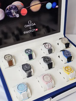 Omega X Swatch MoonSwatch Flight Case: All 11 MoonSwatches