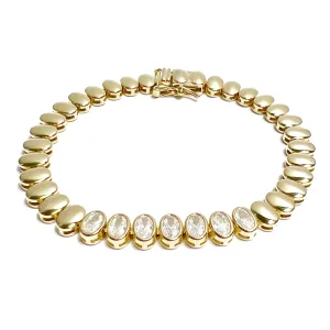Oval Tennis Bracelet