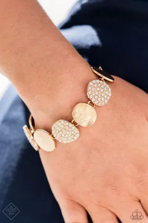 Paparazzi - Tough LUXE - Gold Bracelet