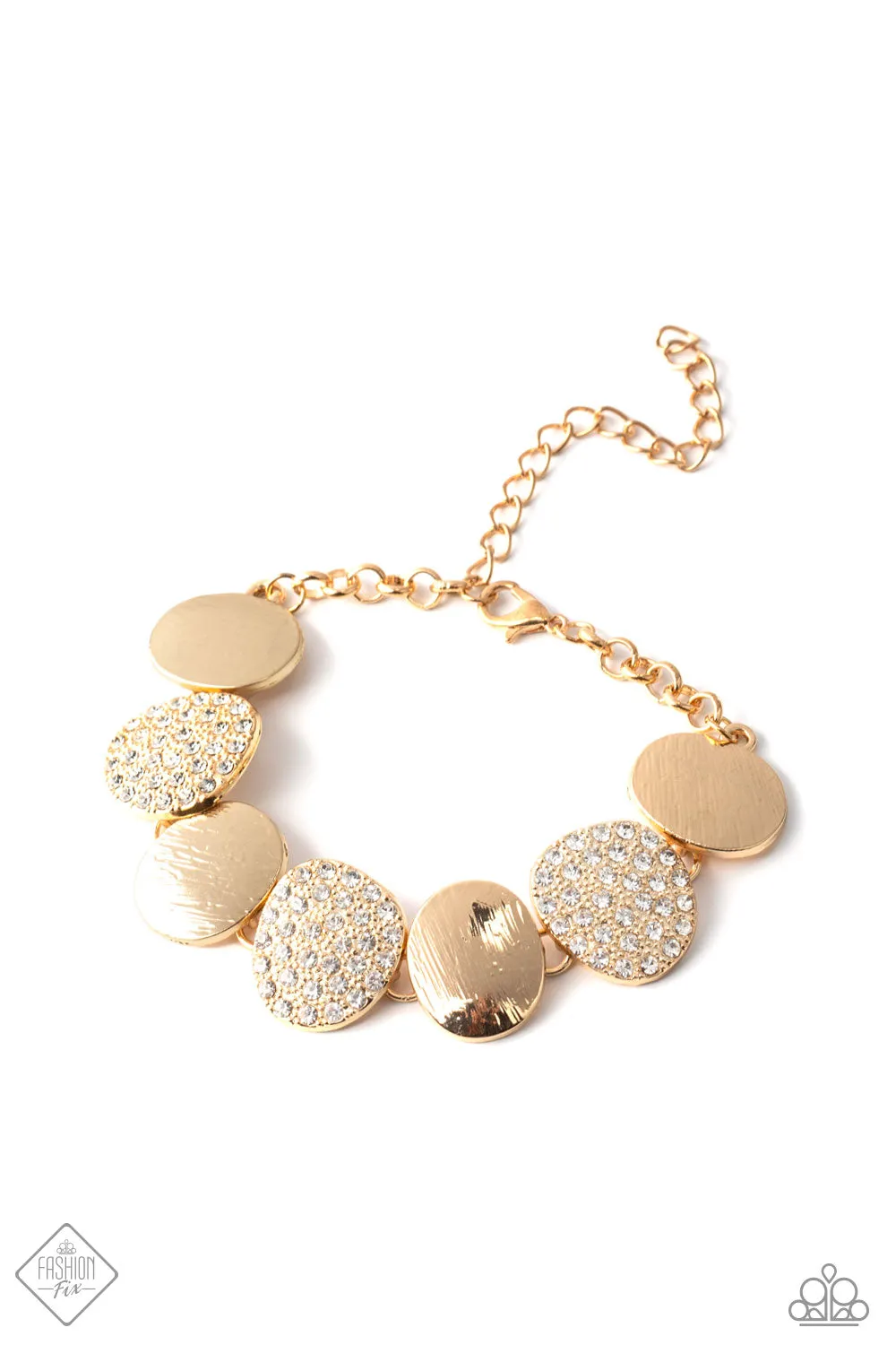 Paparazzi - Tough LUXE - Gold Bracelet