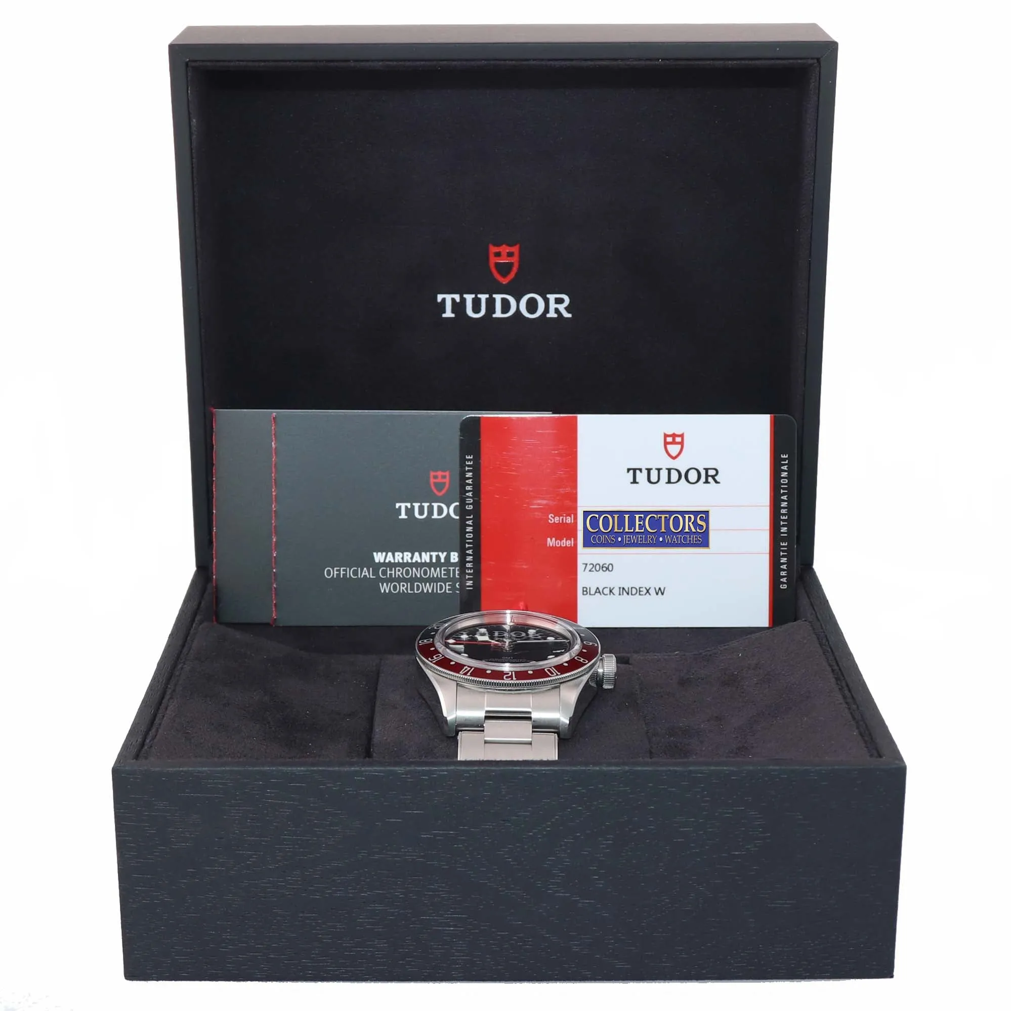 PAPERS 2019 Tudor Black Bay GMT Pepsi 79830RB 41mm Steel Bracelet Watch Box