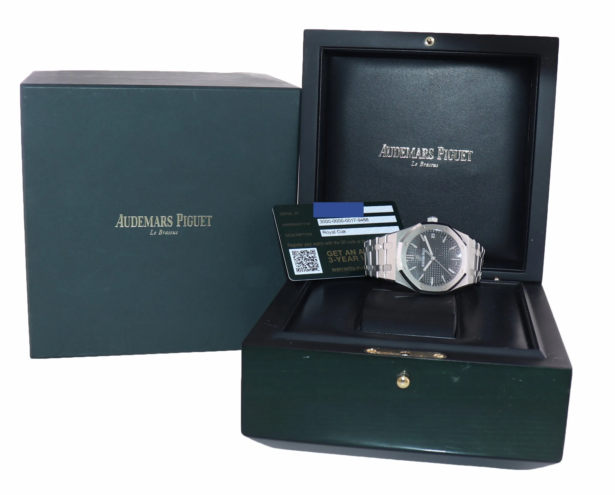 PAPERS 2020 Audemars Piguet Royal Oak Steel Black Watch 15500ST.OO.1220ST.03
